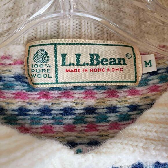 L.L. Bean Multicolor Patterned Sweater - Picture 8 of 11